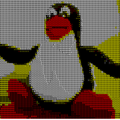 ASCII art Linux Tux